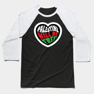 Free Palestine Baseball T-Shirt